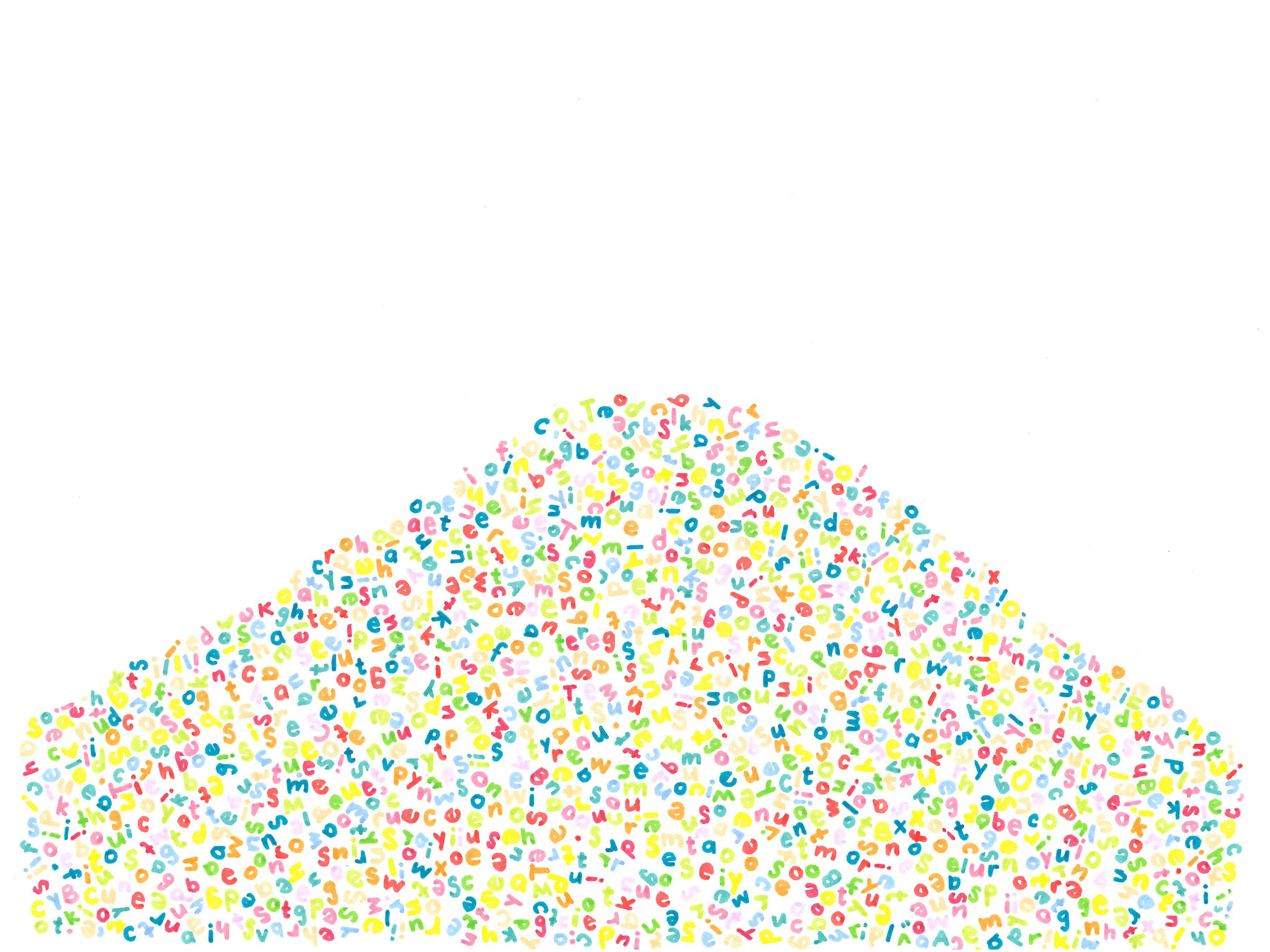 a dozen cookies in a pile of very small crumbles